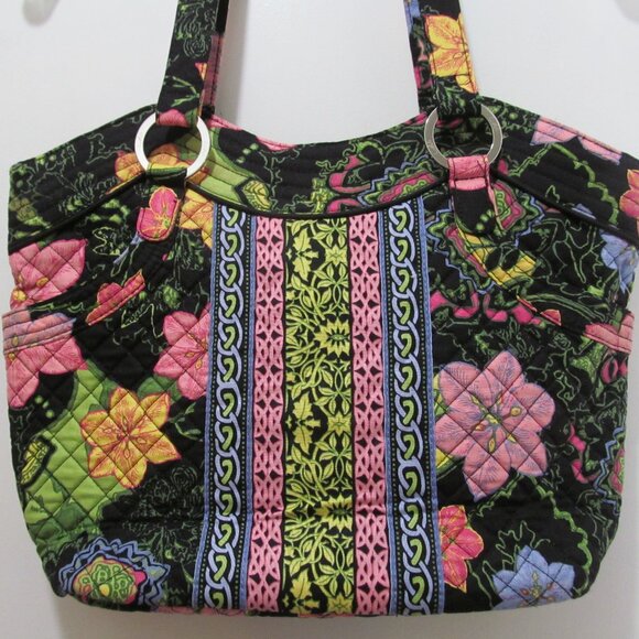 Marie Osmond Tote Bag Purse Marie Collection Giftcraft Quilted Floral Bag Unused - Picture 1 of 16